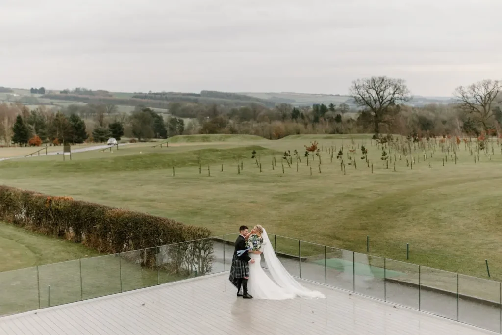 Aerial wedding photography